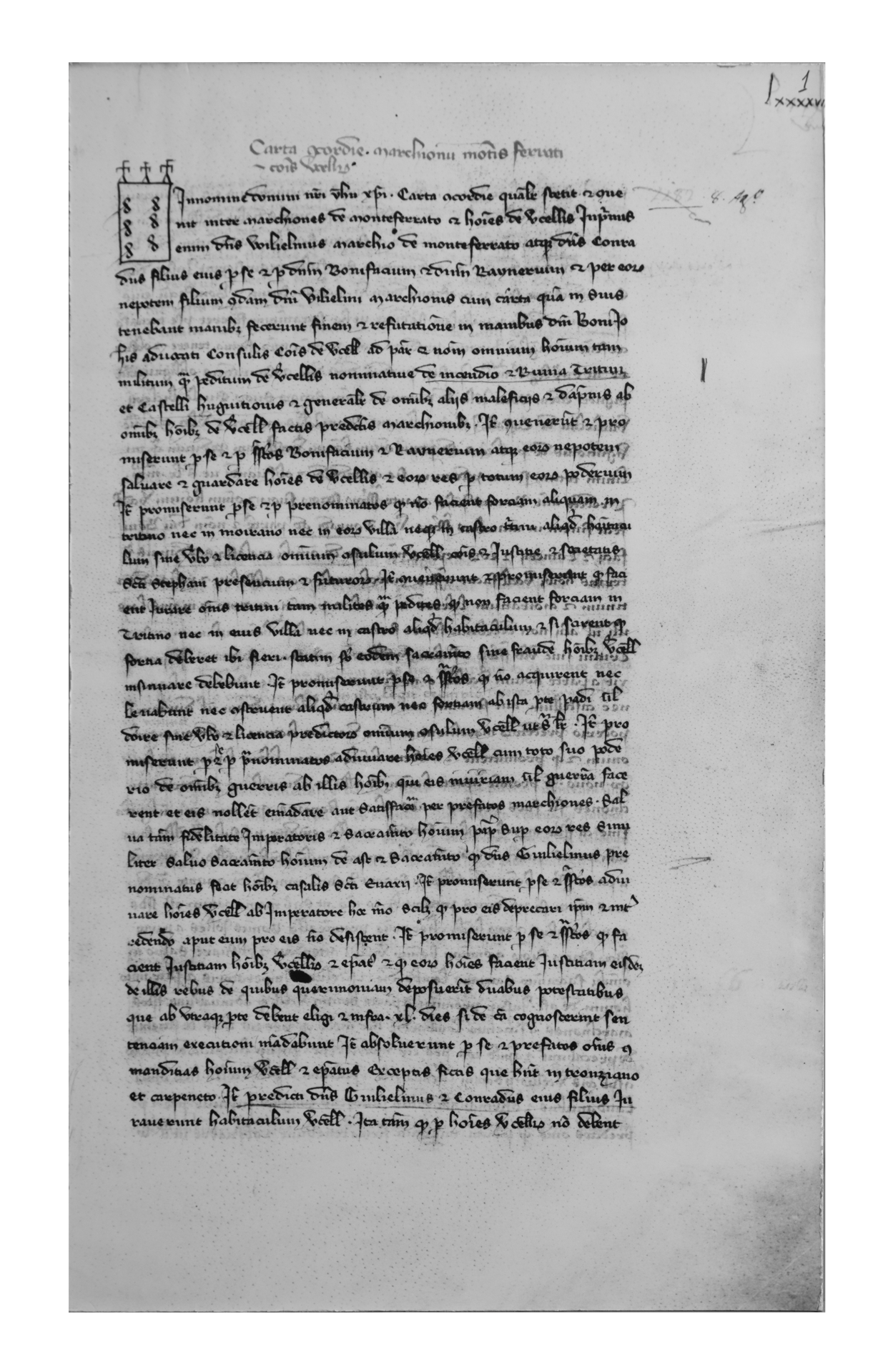 48. “Carta concordiae” 8 agosto 1182