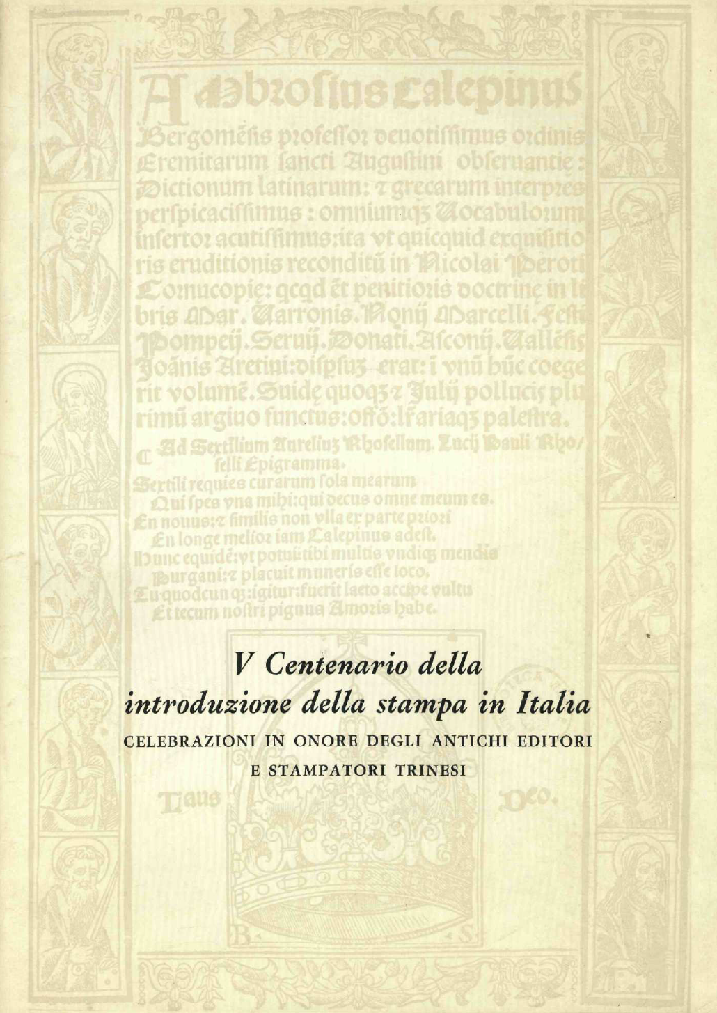 V Centenario della Stampa in Italia